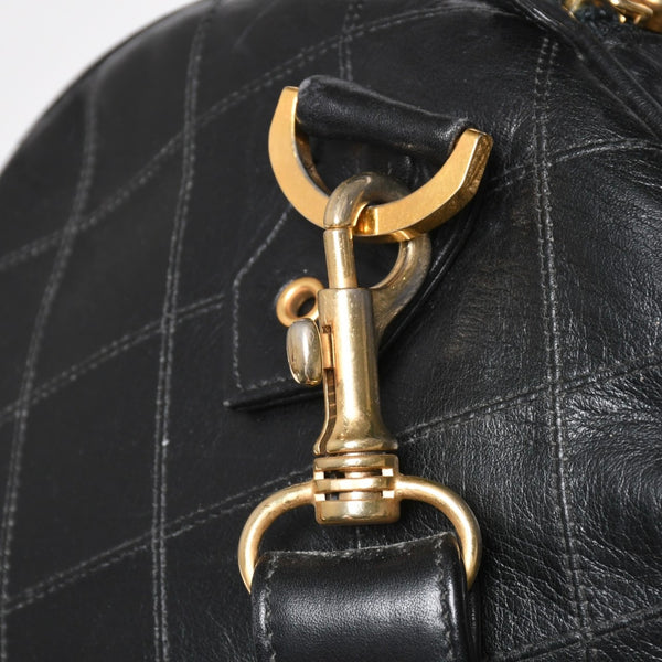CHANEL シャネル ビコローレ ボストンバッグ ココマーク 2way マトラッセ ボストンバッグ 1番台 ショルダーバッグ ゴールド金具 美品 中古 4a008670