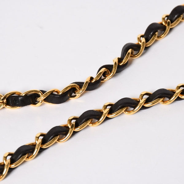極美品 CHANEL シャネル ダイアナ 25 Sフラップ Sチェーンショルダーバッグ 2番台 ココマーク ラムスキン ブラック ゴールド金具 中古 4a008863