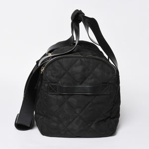 新品同様品 CHANEL シャネル ココネージュ ツーインワン ダッフルバッグ ボストンバッグ ランダム番台 ショルダー リュック 3way ブラック 中古 4a008669