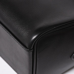 新品未使用 HERMES エルメス ショルダーバッグ ケリーメッセンジャーバッグ エバーグレイン ブラック シルバー金具 G刻印 中古 4a008873