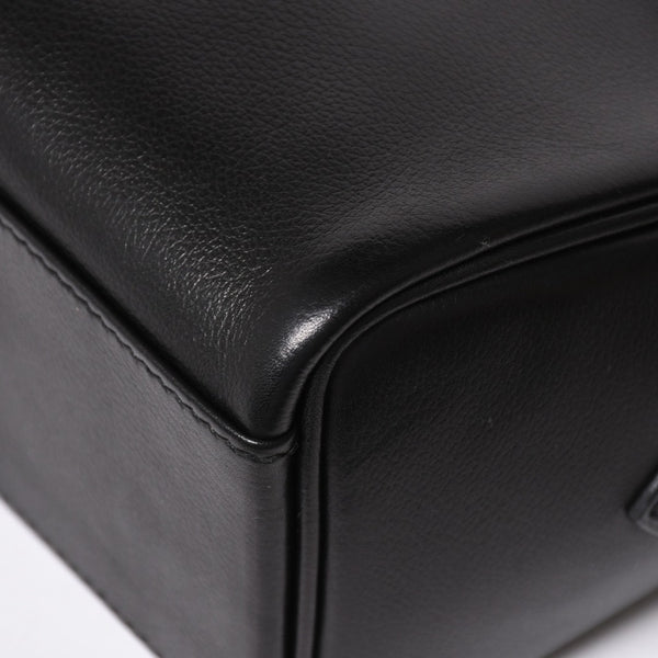 新品未使用 HERMES エルメス ショルダーバッグ ケリーメッセンジャーバッグ エバーグレイン ブラック シルバー金具 G刻印 中古 4a008873