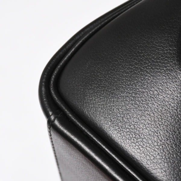 新品未使用 HERMES エルメス ショルダーバッグ ケリーメッセンジャーバッグ エバーグレイン ブラック シルバー金具 G刻印 中古 4a008873