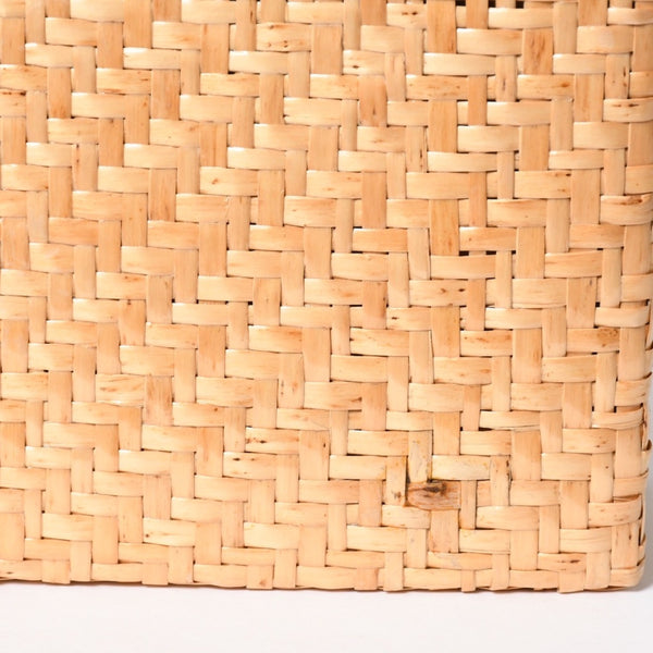 新品同様 CHANEL シャネル マトラッセ 30cm Sフラップ Wチェーンショルダーバッグ ピクニック リネン 6番台 籠 カゴ 中古 4a008878