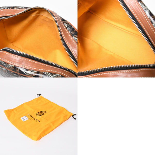 極美品 GOYARD ゴヤール カップヴェールPM ショルダーバッグ ブラウン PVC レザー シルバー金具 中古 4a008755