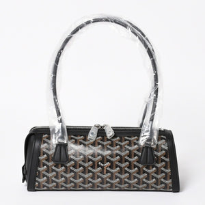 New and unused GOYARD Bonbonniere tote bag handbag coated canvas leather black used 4a008762