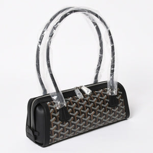 New and unused GOYARD Bonbonniere tote bag handbag coated canvas leather black used 4a008762