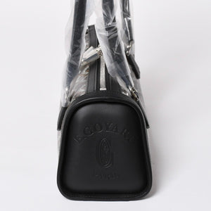 New and unused GOYARD Bonbonniere tote bag handbag coated canvas leather black used 4a008762