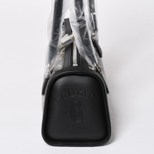 New and unused GOYARD Bonbonniere tote bag handbag coated canvas leather black used 4a008762