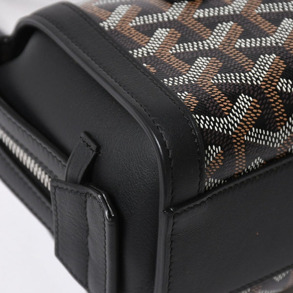 New and unused GOYARD Bonbonniere tote bag handbag coated canvas leather black used 4a008762