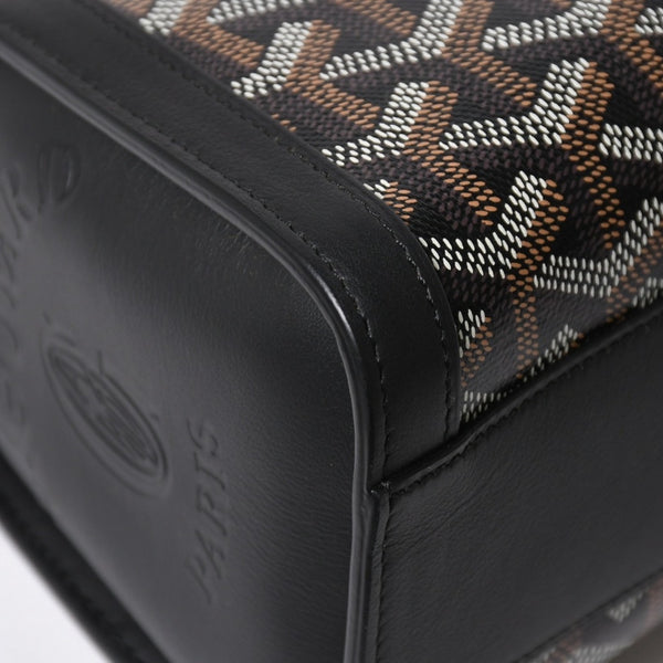 New and unused GOYARD Bonbonniere tote bag handbag coated canvas leather black used 4a008762