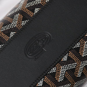 New and unused GOYARD Bonbonniere tote bag handbag coated canvas leather black used 4a008762