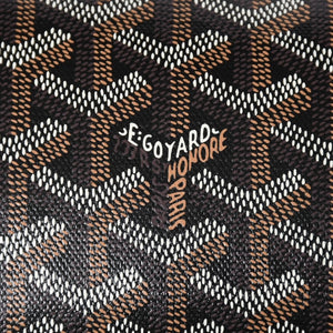 New and unused GOYARD Bonbonniere tote bag handbag coated canvas leather black used 4a008762