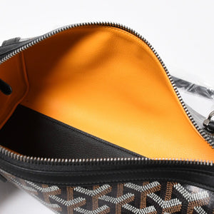 New and unused GOYARD Bonbonniere tote bag handbag coated canvas leather black used 4a008762