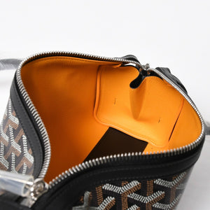 New and unused GOYARD Bonbonniere tote bag handbag coated canvas leather black used 4a008762