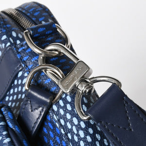 極美品 LOUIS VUITTON ルイヴィトン ショルダーバッグ トリオメッセンジャー N40694 ダミエヘリテージ ブルー シルバー金具 中古 4a008371