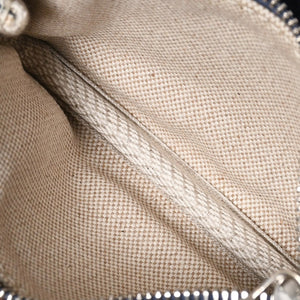 極美品 LOUIS VUITTON ルイヴィトン ショルダーバッグ トリオメッセンジャー N40694 ダミエヘリテージ ブルー シルバー金具 中古 4a008371