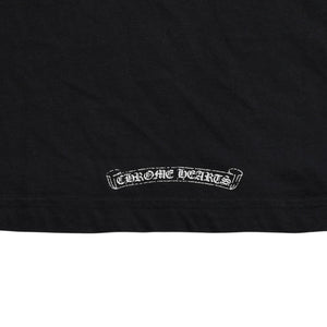 CHROME HEARTS クロムハーツ 半袖Tシャツ サイズL CHプラス ホースシュー ブラック ホワイト プリント 美品 中古 4a008906