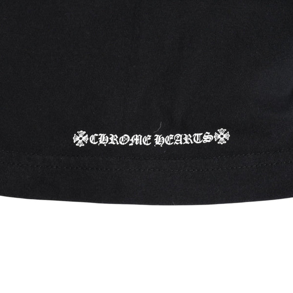 CHROME HEARTS クロムハーツ 半袖Tシャツ サイズL CHプラス ホースシュー ブラック ホワイト プリント 美品 中古 4a008906