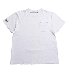 CHROME HEARTS クロムハーツ × MATTY BOY マッティボーイ 半袖Tシャツ サイズXL グレー マルチカラー プリント 美品 中古 4a008903