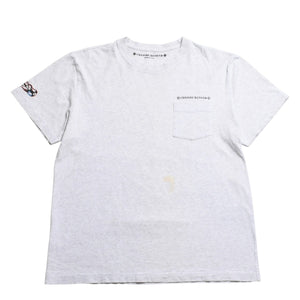 CHROME HEARTS クロムハーツ × MATTY BOY マッティボーイ 半袖Tシャツ サイズXL グレー マルチカラー プリント 美品 中古 4a008903