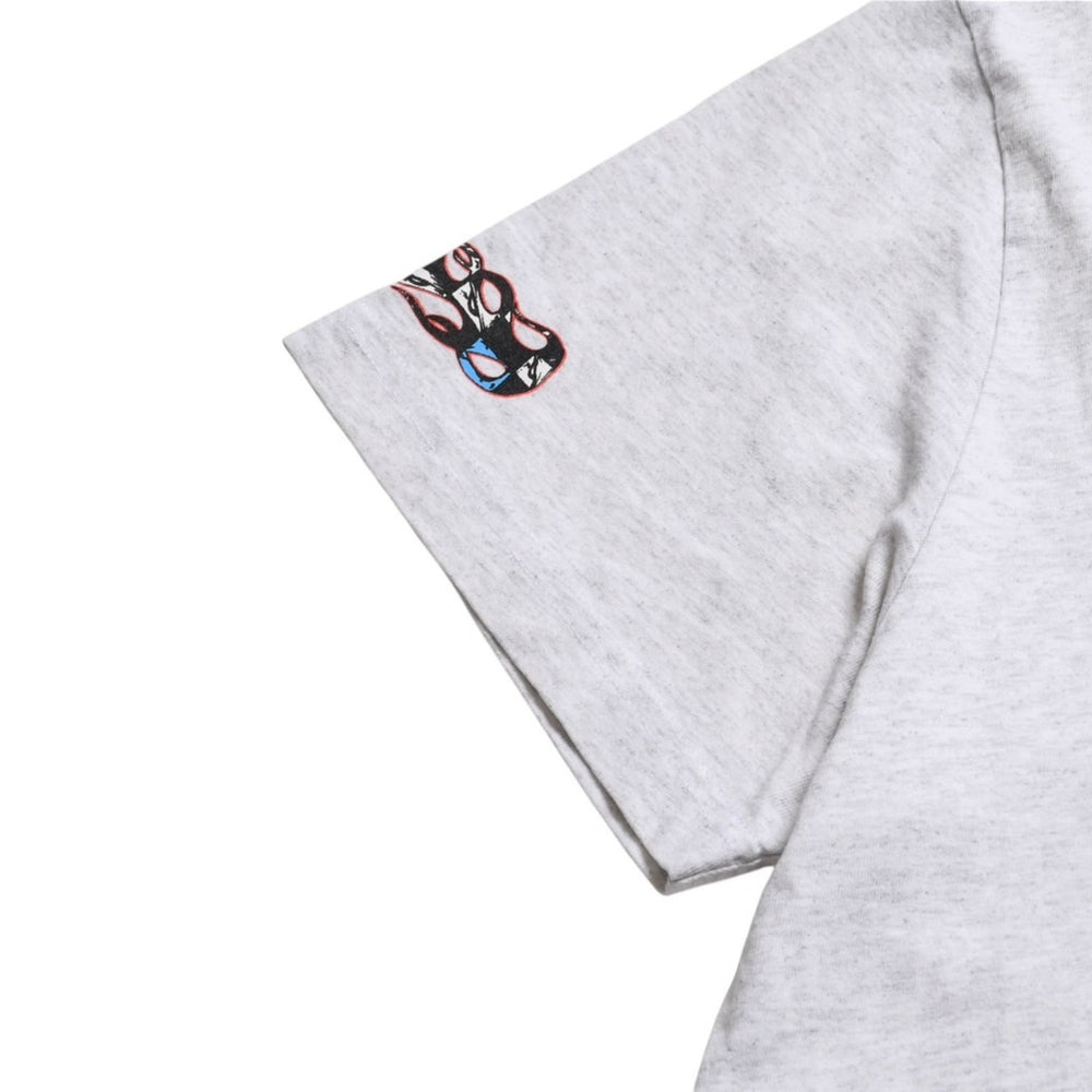 CHROME HEARTS クロムハーツ × MATTY BOY マッティボーイ 半袖Tシャツ サイズXL グレー マルチカラー プリント 美品 中古 4a008903