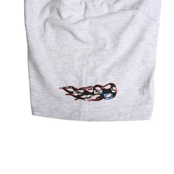 CHROME HEARTS クロムハーツ × MATTY BOY マッティボーイ 半袖Tシャツ サイズXL グレー マルチカラー プリント 美品 中古 4a008903