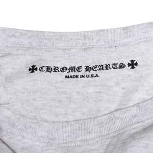 CHROME HEARTS クロムハーツ × MATTY BOY マッティボーイ 半袖Tシャツ サイズXL グレー マルチカラー プリント 美品 中古 4a008903