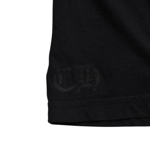 CHROME HEARTS クロムハーツ 半袖Tシャツ サイズL CHプラス ホースシュー ブラック ホワイト プリント 美品 中古 4a008906