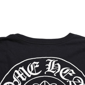 CHROME HEARTS クロムハーツ 半袖Tシャツ サイズL CHプラス ホースシュー ブラック ホワイト プリント 美品 中古 4a008906