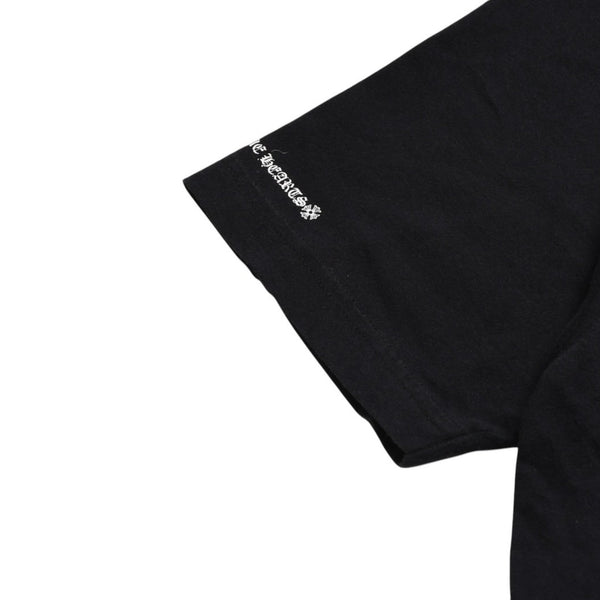 CHROME HEARTS クロムハーツ 半袖Tシャツ サイズL CHプラス ホースシュー ブラック ホワイト プリント 美品 中古 4a008906