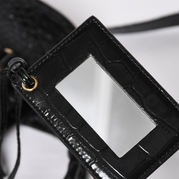 Like new BALENCIAGA Classic Metal Edge City 2WAY Bag Handbag Shoulder Bag 432831 Black Gold Hardware Used 4a008334