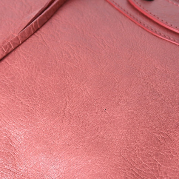 Very Good Condition BALENCIAGA Classic City 2WAY Bag Handbag Shoulder Bag 235216 Pink Leather Bronze Hardware Used 4a008320