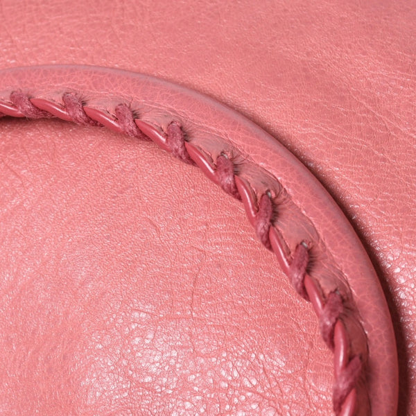 Very Good Condition BALENCIAGA Classic City 2WAY Bag Handbag Shoulder Bag 235216 Pink Leather Bronze Hardware Used 4a008320