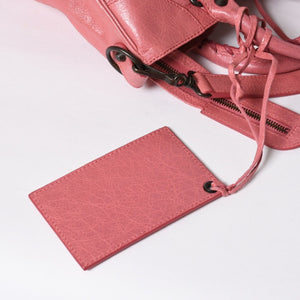 Very Good Condition BALENCIAGA Classic City 2WAY Bag Handbag Shoulder Bag 235216 Pink Leather Bronze Hardware Used 4a008320