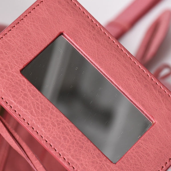 Very Good Condition BALENCIAGA Classic City 2WAY Bag Handbag Shoulder Bag 235216 Pink Leather Bronze Hardware Used 4a008320