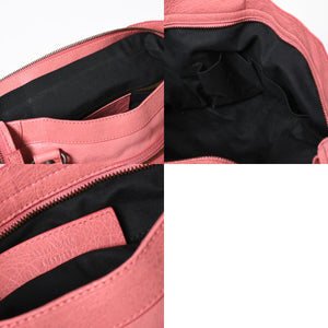 Very Good Condition BALENCIAGA Classic City 2WAY Bag Handbag Shoulder Bag 235216 Pink Leather Bronze Hardware Used 4a008320