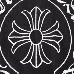 CHROME HEARTS クロムハーツ オールド 長袖Tシャツ サイズM NEW YORK限定 フローラルクロス ブラック 美品 中古 4a008904