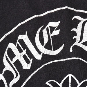 CHROME HEARTS クロムハーツ オールド 長袖Tシャツ サイズM NEW YORK限定 フローラルクロス ブラック 美品 中古 4a008904