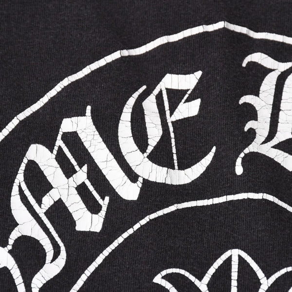 CHROME HEARTS クロムハーツ オールド 長袖Tシャツ サイズM NEW YORK限定 フローラルクロス ブラック 美品 中古 4a008904