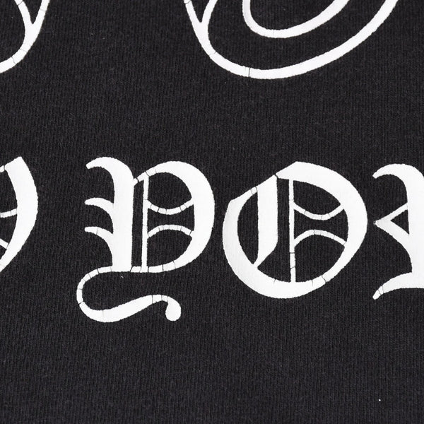CHROME HEARTS クロムハーツ オールド 長袖Tシャツ サイズM NEW YORK限定 フローラルクロス ブラック 美品 中古 4a008904