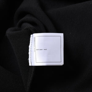 新品同様 CHANEL シャネル タンクトップ メンズ カメリア ココマーク P64484 イタリア製 ウール ラインストーン ブラック サイズ46 中古 4a008663