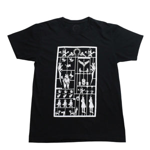 Very Good Condition CHROME HEARTS × FOTI Short Sleeve T-shirt Size L Black White Print Skull Used 4a008908