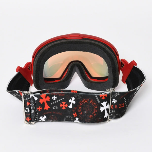 CHROME HEARTS クロムハーツ silver moaning シルバーモーニング スキーゴーグル スノーゴーグル CHプラス スクロールラベル 美品 中古 4a008912