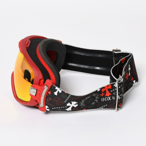 CHROME HEARTS クロムハーツ silver moaning シルバーモーニング スキーゴーグル スノーゴーグル CHプラス スクロールラベル 美品 中古 4a008912