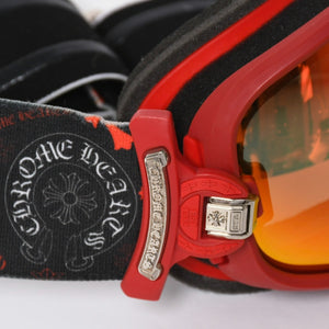 CHROME HEARTS クロムハーツ silver moaning シルバーモーニング スキーゴーグル スノーゴーグル CHプラス スクロールラベル 美品 中古 4a008912