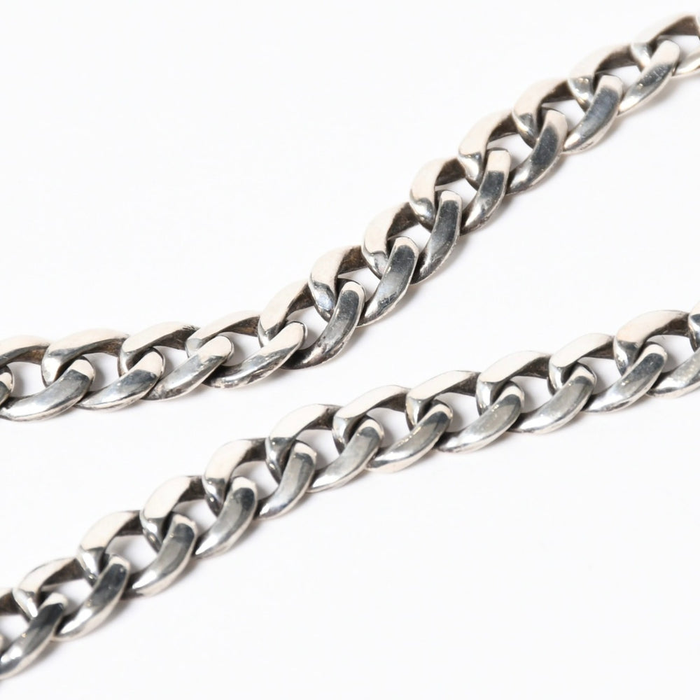 新品同様 CHROME HEARTS クロムハーツ TAPERED CLSC LNK テーパード クラシックリンク ネックレス 重量約106.85g 全長約42cm 中古 4a008876