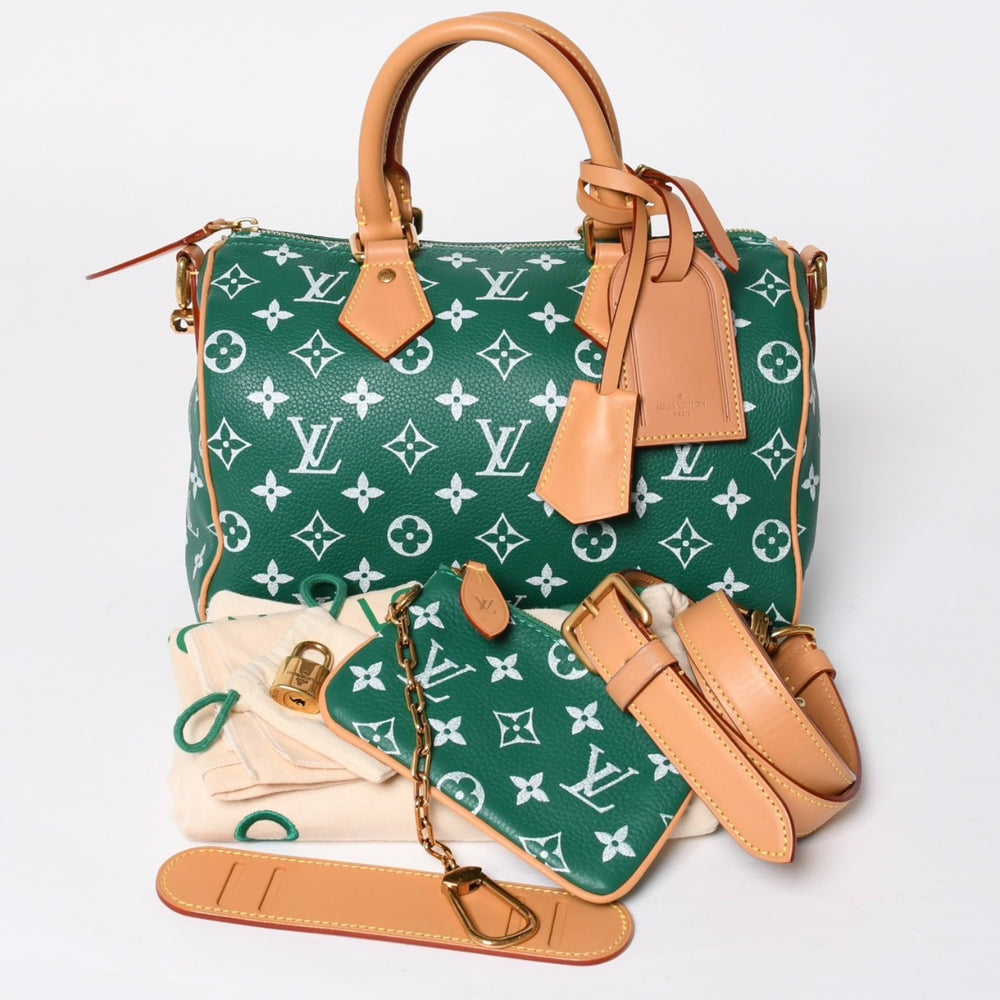 新品同様 LOUIS VUITTON ルイヴィトン スピーディ P9 バンドリエール 25 2WAYバッグ M24423 モノグラム ファレル ウィリアム 中古 4a008919