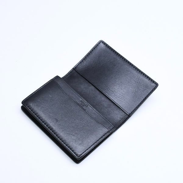 Very good condition GOYARD Saint Sulpice Herringbone Card Case STSULPPMLTY01CL01X Black PVC Leather Used 4a007176