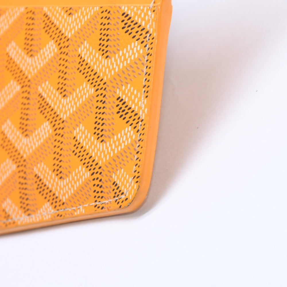 Very good condition GOYARD Insert Louise long wallet multi-wallet PVC leather yellow used 4a008900