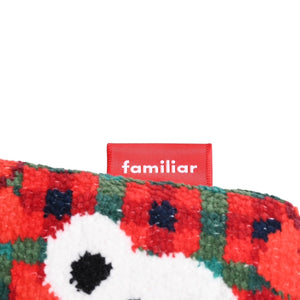 新品未使用 familiar ファミリア × HELLO KITTY ハローキティ 巾着 770347 XF チェック柄 レッド グリーン ホワイト 中古 4a007369